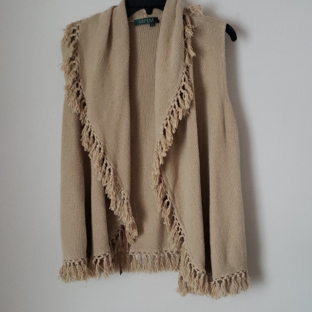 Poncho cardigan sweater Ralph Lauren Large